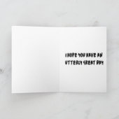 Holy Cow! It's Your Birthday Card Karte (Innenseite)