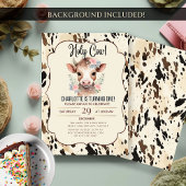 holy cow party invitations 2nd birthday cow party  einladung