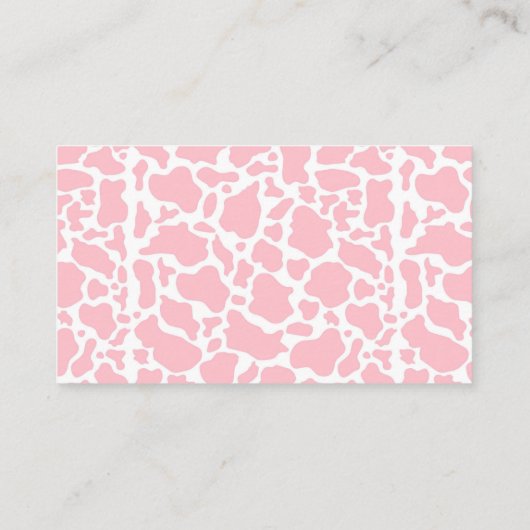 Holy Cow Pink Boho Babydusche Bücher für Baby Begleitkarte (Rückseite)