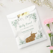 Holy Cow Rustic Boho Greenery Baby Dusche Geschenktütchen (Versiegelt)