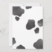 Holy Cow She's Getting Married Bridal Shower Einladung (Rückseite)