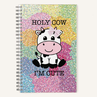 Holy Cow Spiral Notebook Notizblock