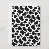 Holy Cow Twins Baby Dusche Einladung (Rückseite)