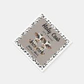 Holy Cow Twins Baby Dusche Serviette (Ecke)