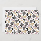 Holy Cow Twins Baby Shower Cowgirl einladen Einladung (Rückseite)