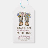 Holy Cowboy Cowboy Boots Brautparty Geschenkanhänger (Vorderseite)