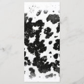 Holy Cowboy Cowboy Boots Brautparty Menükarte (Rückseite)