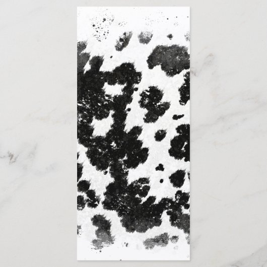 Holy Cowboy Cowboy Boots Brautparty Menükarte (Rückseite)