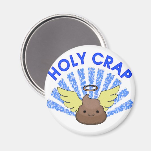 Holy Crap Magnet (Vorderseite/Rückseite)