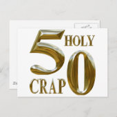 Holy Crap Postkarte (Vorne/Hinten)