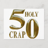 Holy Crap Postkarte (Vorderseite)