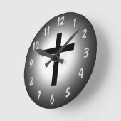 Holy Cross Clock. Runde Wanduhr (Winkel)