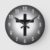 Holy Cross Clock. Runde Wanduhr (Vorderseite)