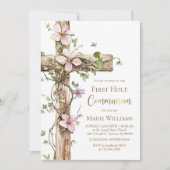 Holy Cross First Holy Communion Einladung (Vorderseite)