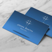 Holy Cross Light Blue Room Pastor Business Card Visitenkarte