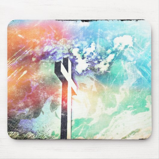 Holy Cross Pastel erschüttert Mousepad (Vorne)