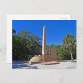 Holy Eucharist Monument De Soto National Memorial Postkarte (Vorne/Hinten)
