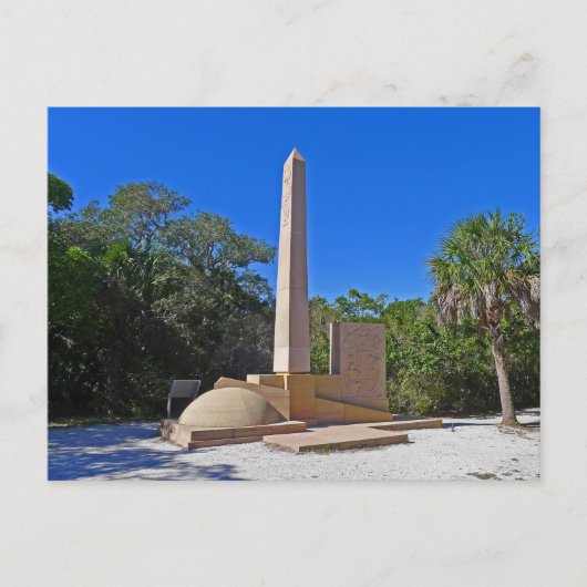 Holy Eucharist Monument De Soto National Memorial Postkarte (Vorderseite)
