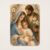 Holy Family Catholic Funeral Memorial Holy Card - (Vorderseite)