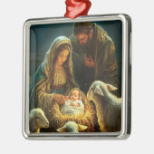 Holy Family Christmas Nativity  Ornament Aus Metall (Links)