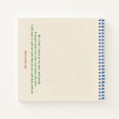 Holy Family Kitchen Spiral Notebook Notizblock (Rückseite)