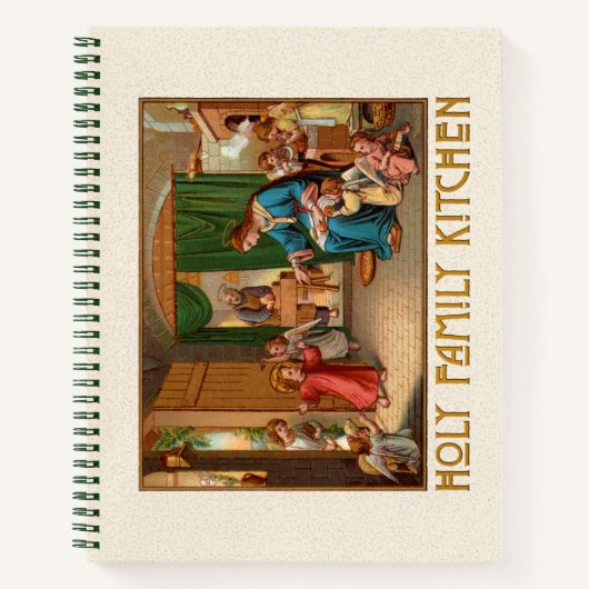 Holy Family Kitchen Spiral Notebook Notizblock (Vorderseite)