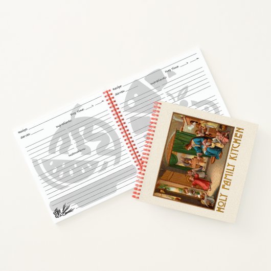 Holy Family Kitchen Spiral Notebook Notizblock (Innenseite)