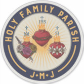 Holy Family Parish Vinyl Sticker (Vorderseite)