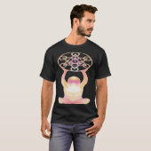 Holy Geometry Mandala Meditation & Yoga T-Shirt (Vorne ganz)