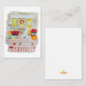 Holy Ghost Funny Halloween Card Mitteilungskarte (Vorne/Hinten)