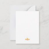 Holy Ghost Funny Halloween Card Mitteilungskarte (Rückseite)