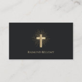 Holy-Gold-Cross-Visitenkarte Visitenkarte (Vorderseite)