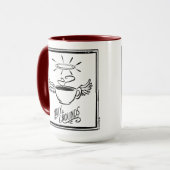 HOLY GROUNDS COFFEE by Jeff Willis Art Tasse (Vorderseite Links)