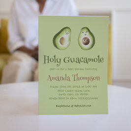 Holy Guacamole Avocado Parents Fiesta Baby Dusche Einladung