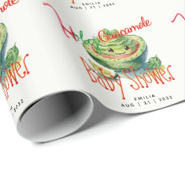 Holy Guacamole Fiesta Babydusche CUSTOM Geschenkpapier