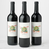 Holy Guacamole Fiesta Babydusche CUSTOM Weinetikett (Flaschen)