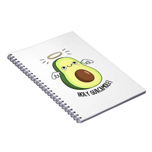 Holy Guacamole Funny Goody Avocado Pun Notizblock (Rechte Seite)
