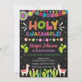 Holy Guacamole Graduation Party Invitation Einladung (Vorderseite)