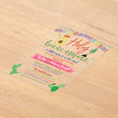 Holy Guacamole Mexican Fiesta Baby Dusche Acryleinladungen (Ablage )