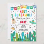Holy Guacamole Mexican Fiesta Baby Dusche Einladung (Vorderseite)