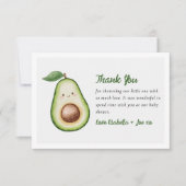 Holy Guacamole Niedlich Funny Baby Dusche Dankeskarte (Vorderseite)