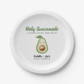 Holy Guacamole Niedlich Funny Baby Dusche Pappteller (Vorderseite)