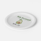 Holy Guacamole Niedlich Funny Baby Dusche Pappteller (Schrägansicht)