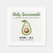 Holy Guacamole Niedlich Funny Baby Dusche Serviette (Vorderseite)