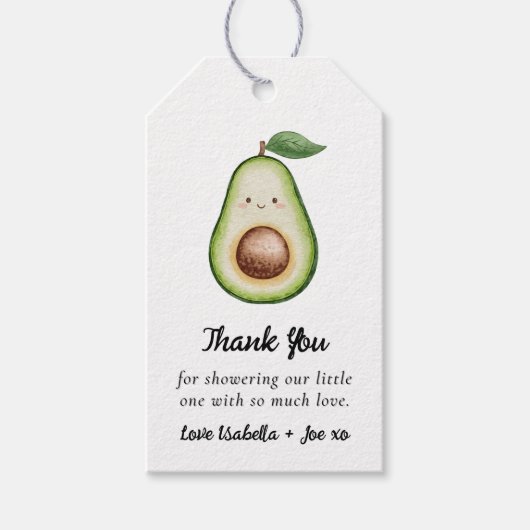 Holy Guacamole Niedlich Funny Danke Geschenkanhänger (Vorderseite)