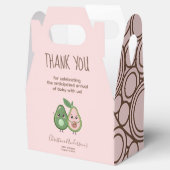 Holy Guacamole Pink Avocado Baby Dusche Geschenkschachtel (Geöffnet)