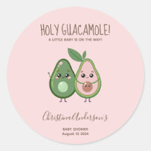 Holy Guacamole Pink Avocado Baby Dusche