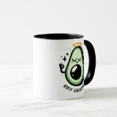 Holy Guacamole Zen Avocado – Mindful Morning Tasse (VorderseiteRechts)
