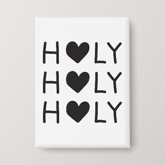 holy holy holy  button (Vorderseite)