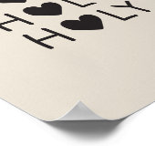 holy holy holy  poster (Ecke)